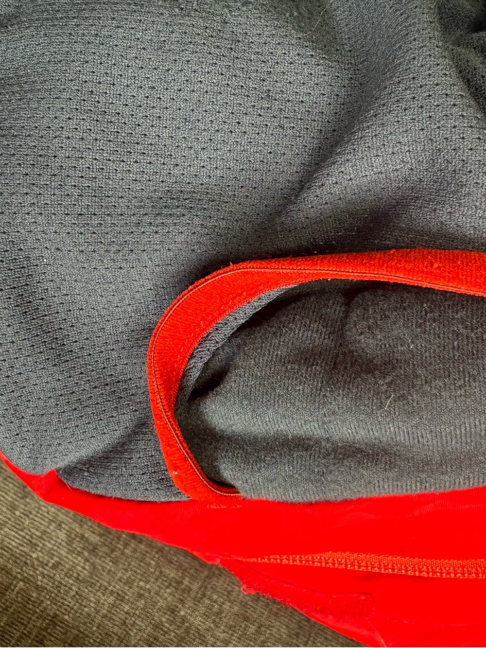 Wedze Red Hooded Ski Jacket with White Accents Water Prooof - Picture 7 of 8